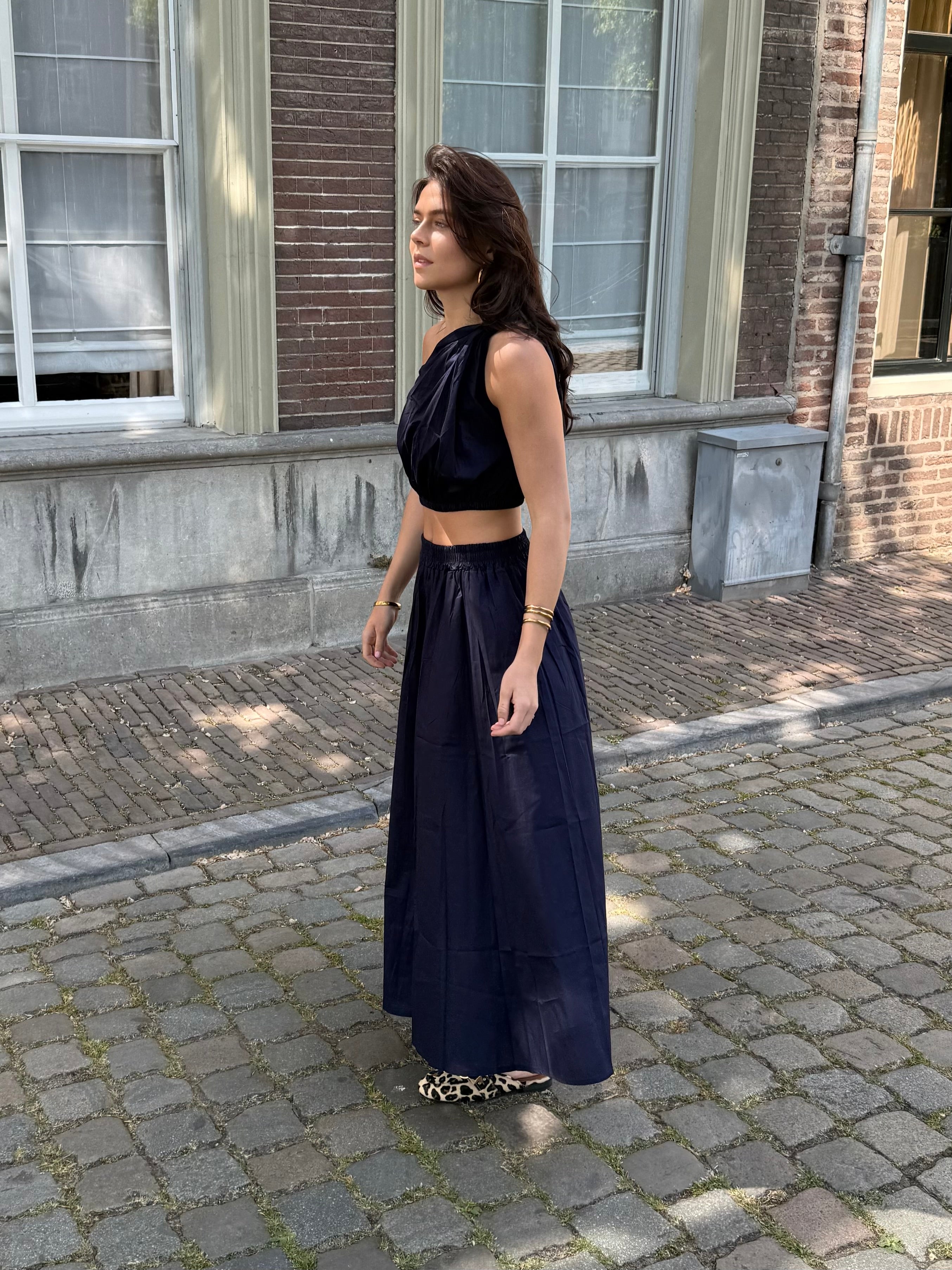 One Shoulder Elegance Set