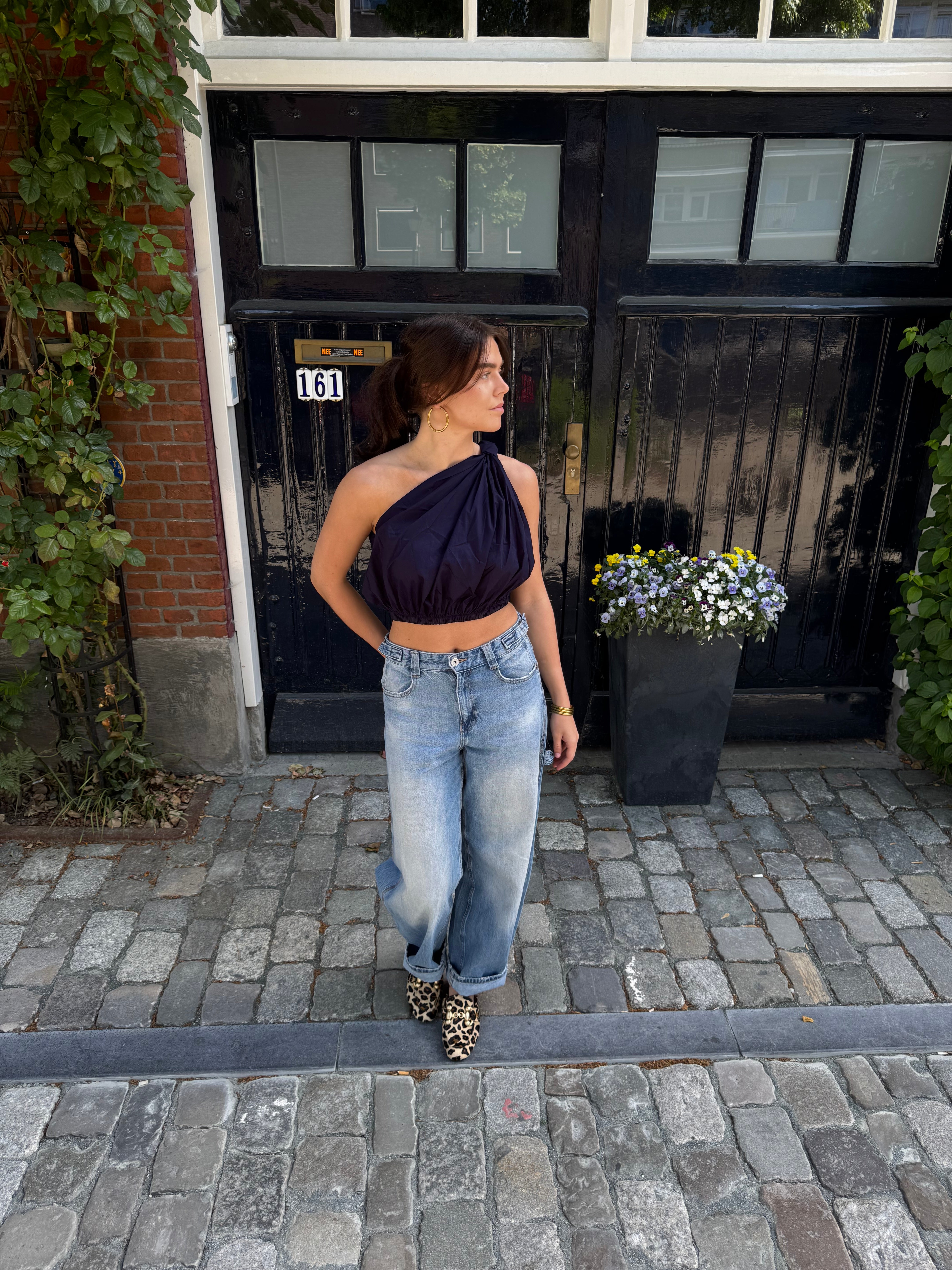 One Shoulder Elegance Set