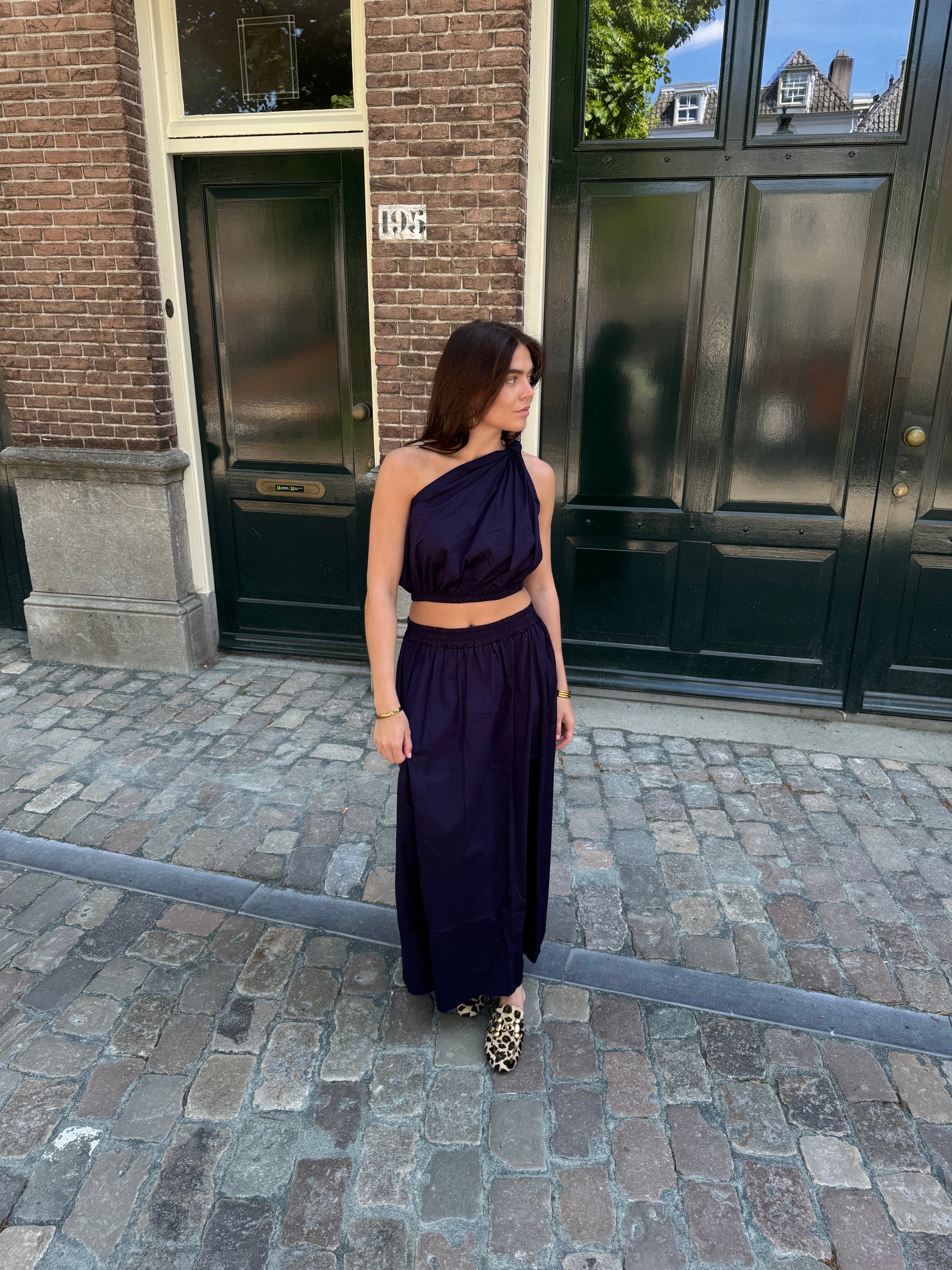One Shoulder Elegance Set