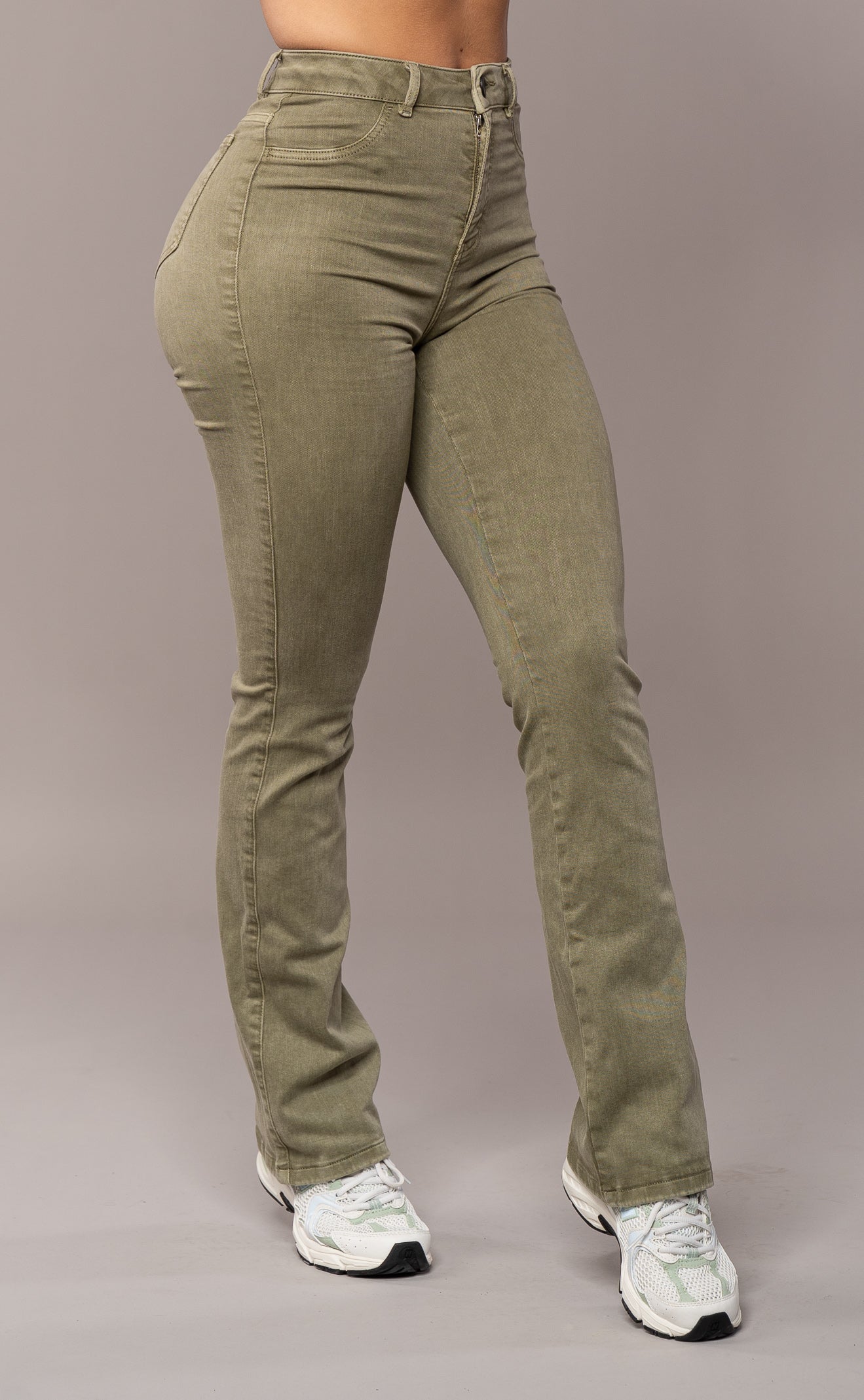 High Waist Flared Jeans