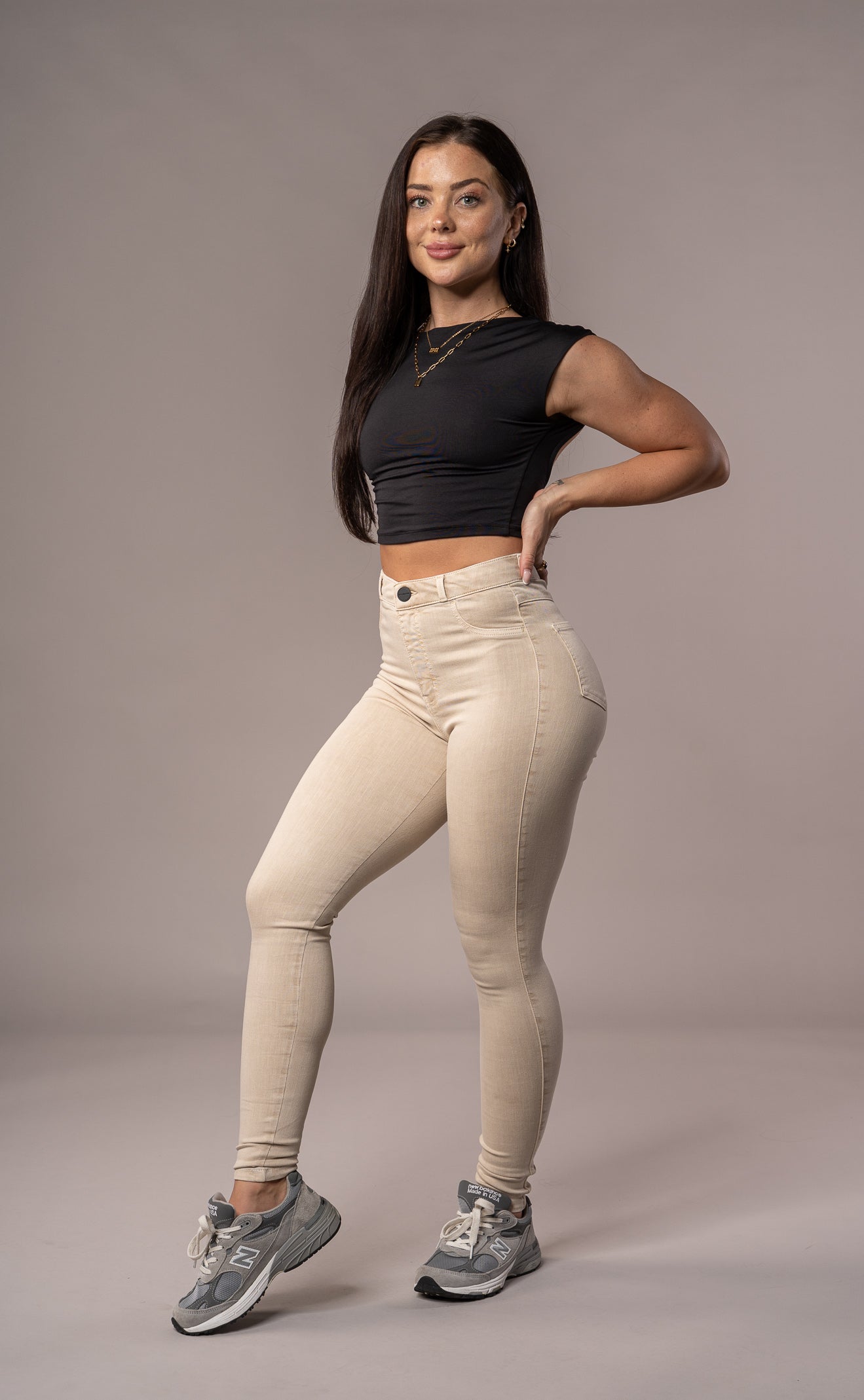 High Waist Flared Jeans
