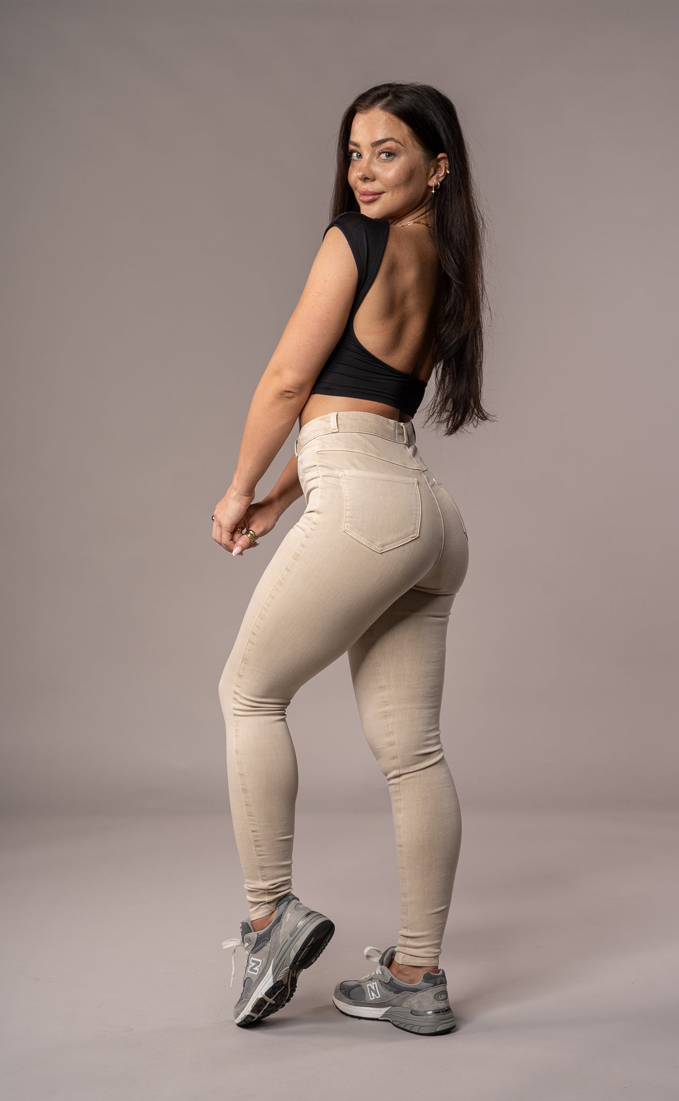 High Waist Flared Jeans