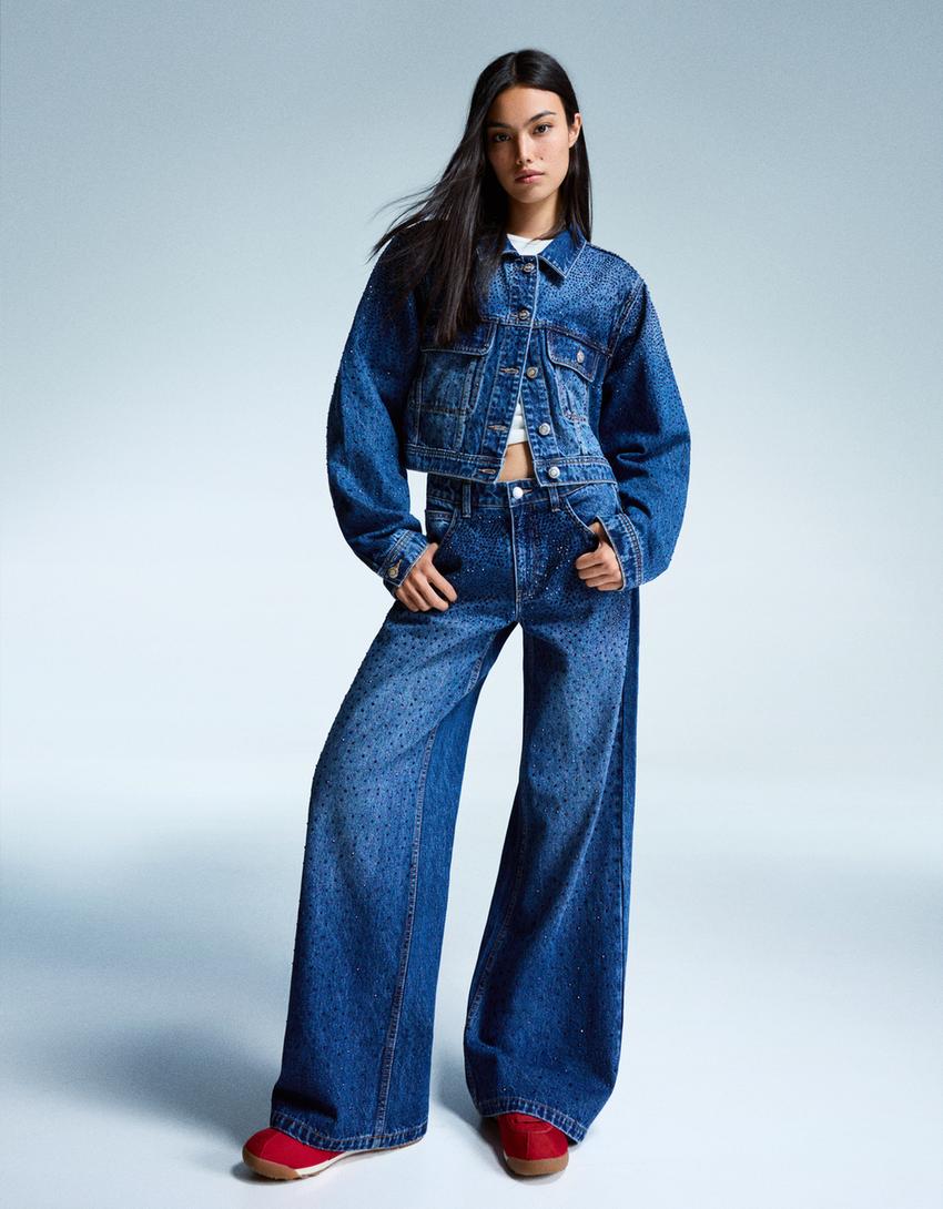 Rhinestone jeans