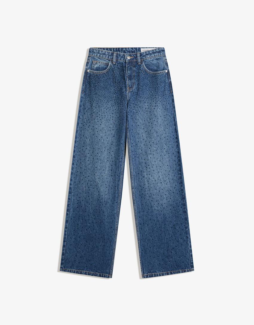 Rhinestone jeans