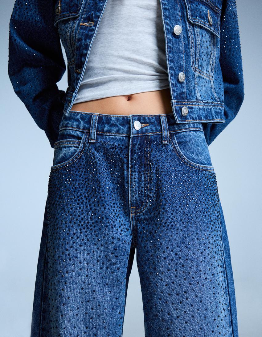 Rhinestone jeans