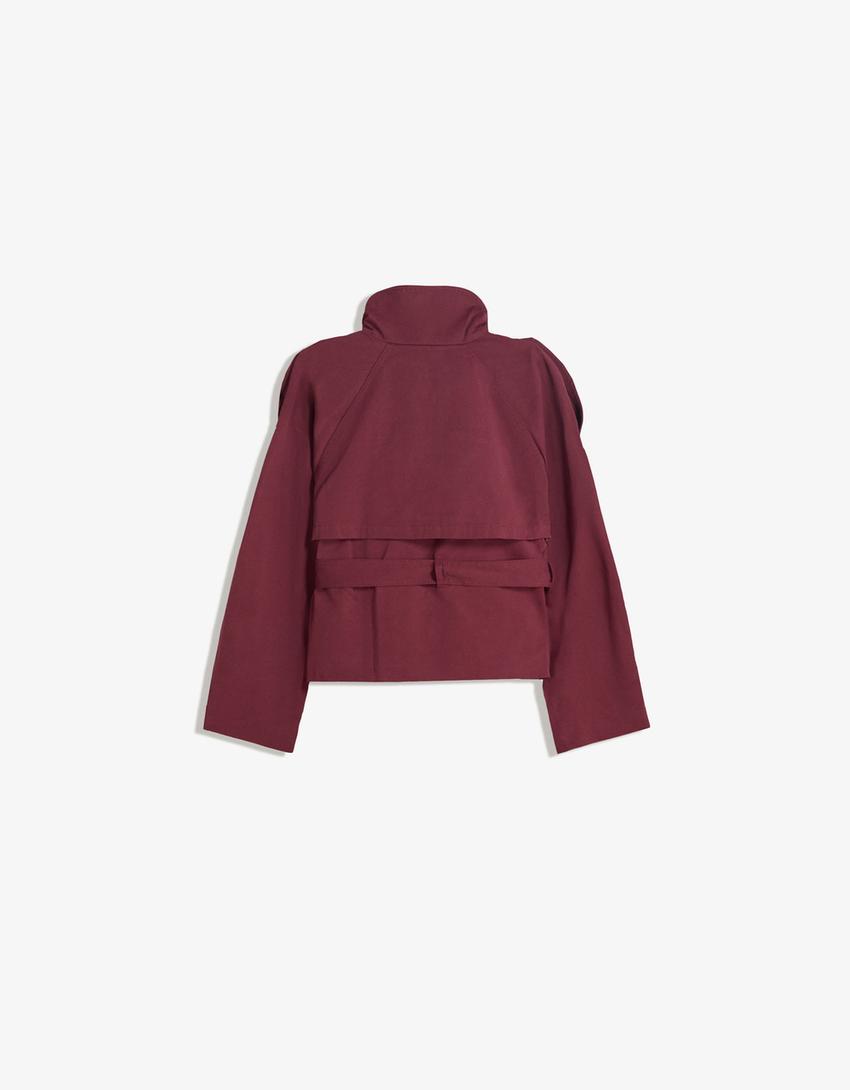 Cropped Trench Coat