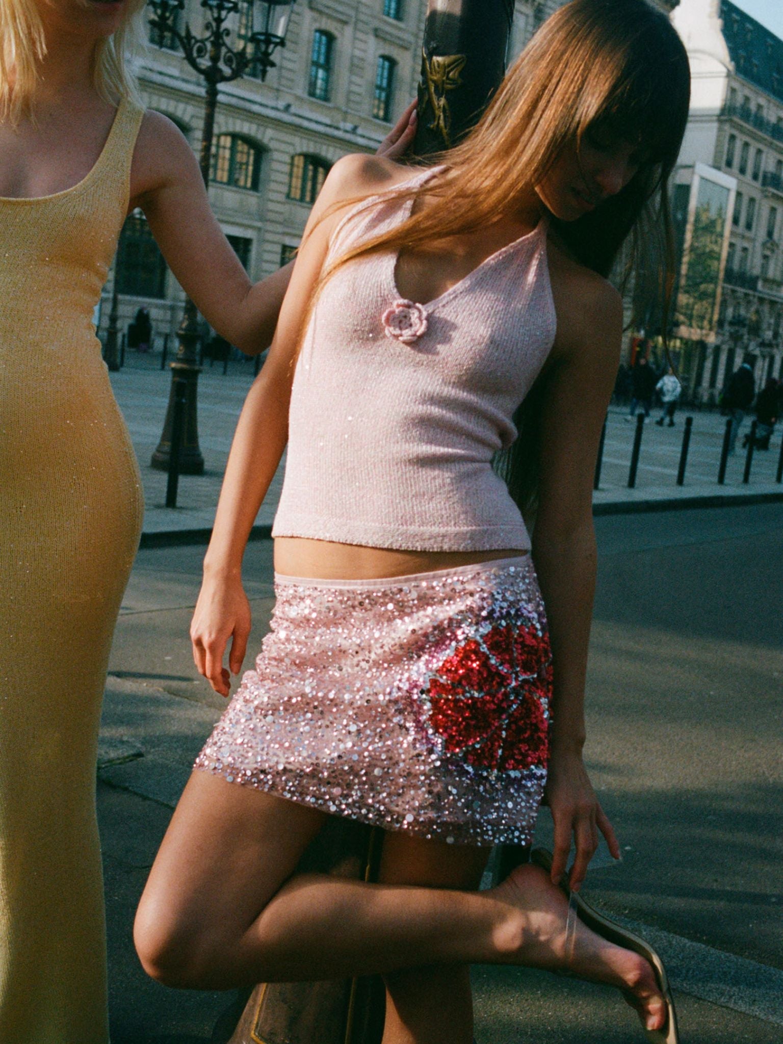 Blooming Mini Skirt