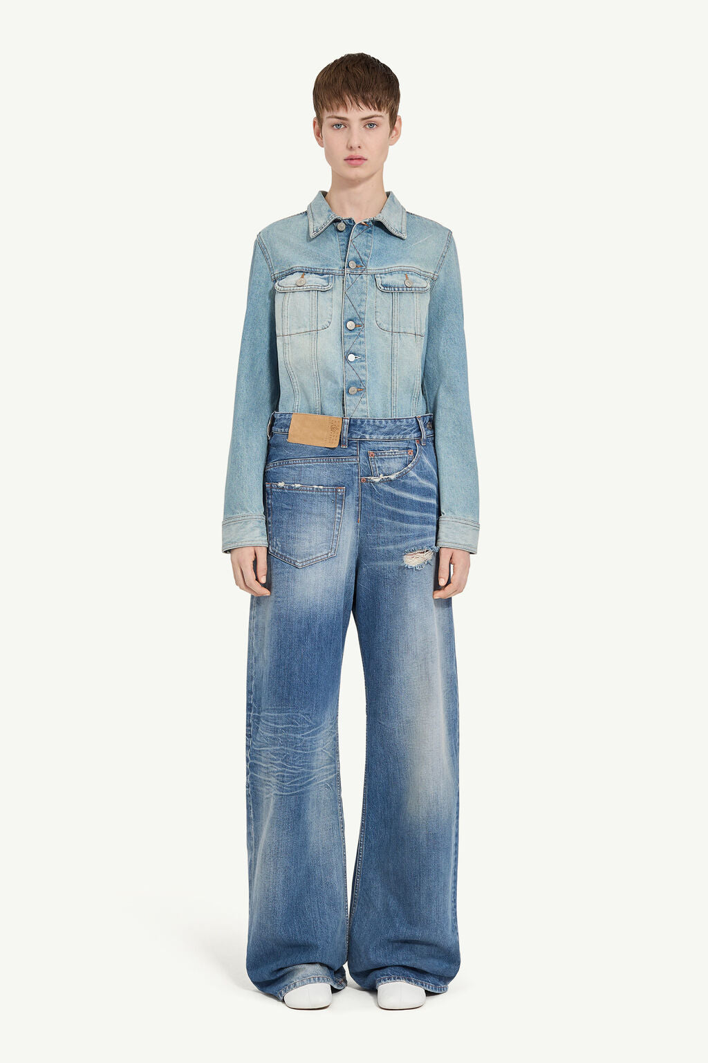 Inside-Out Denim Jeans