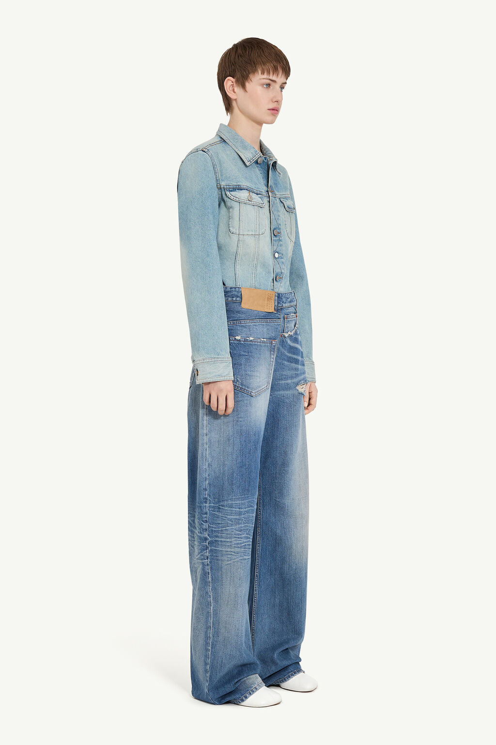 Inside-Out Denim Jeans
