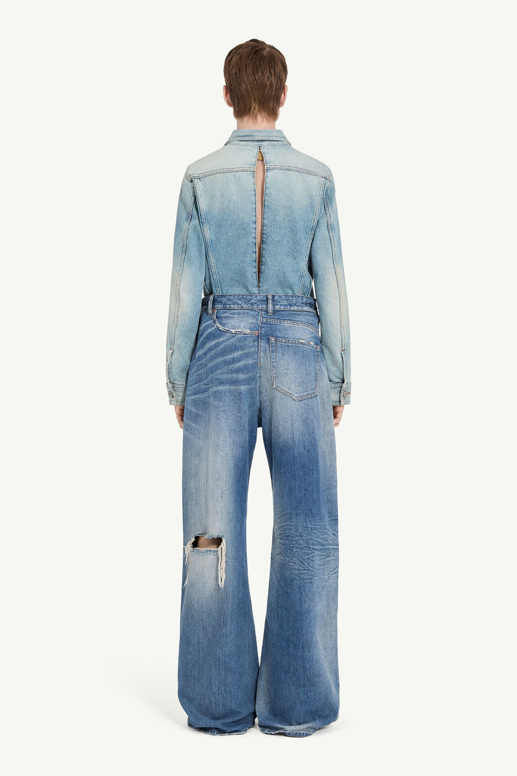 Inside-Out Denim Jeans
