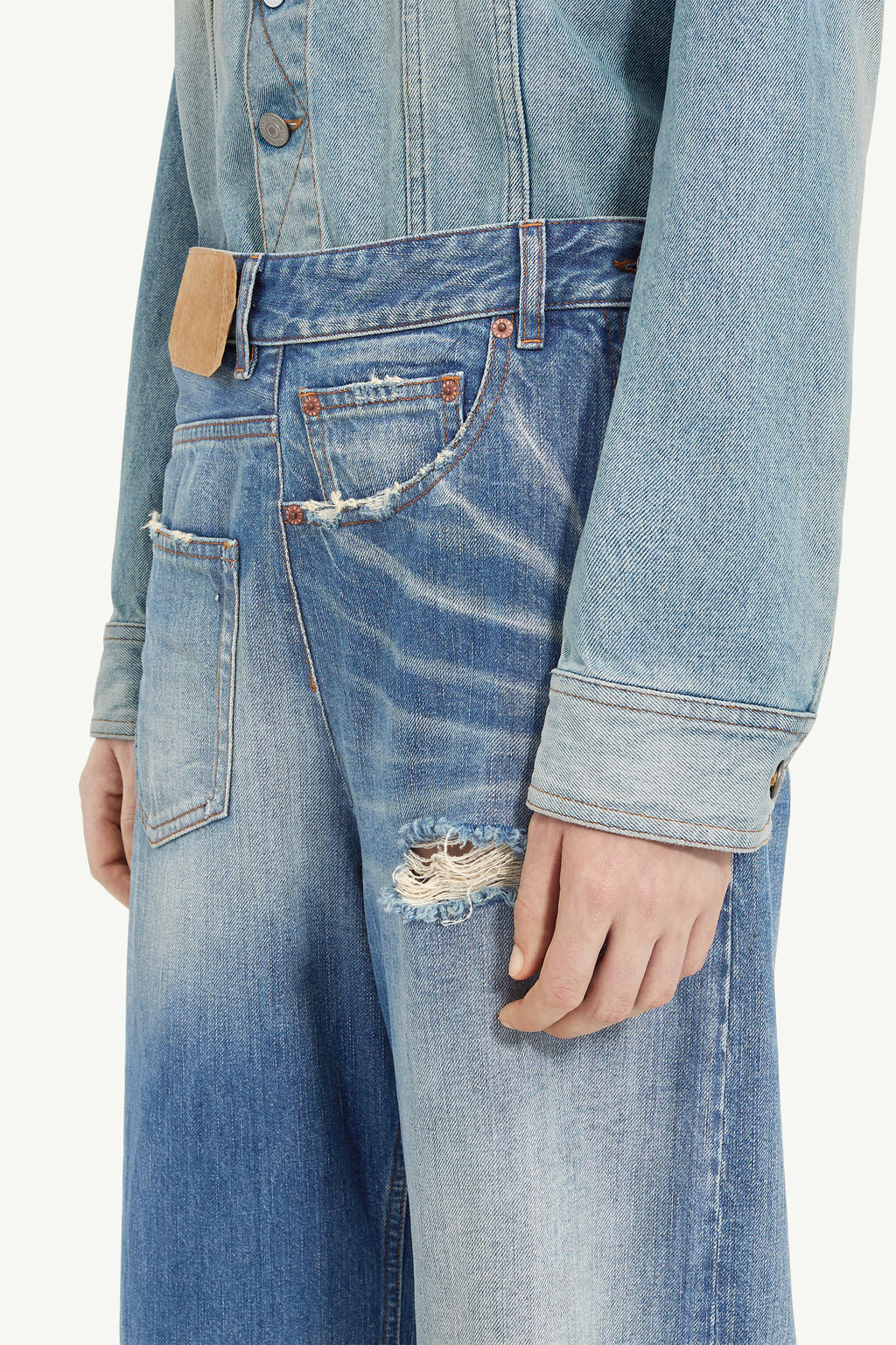 Inside-Out Denim Jeans