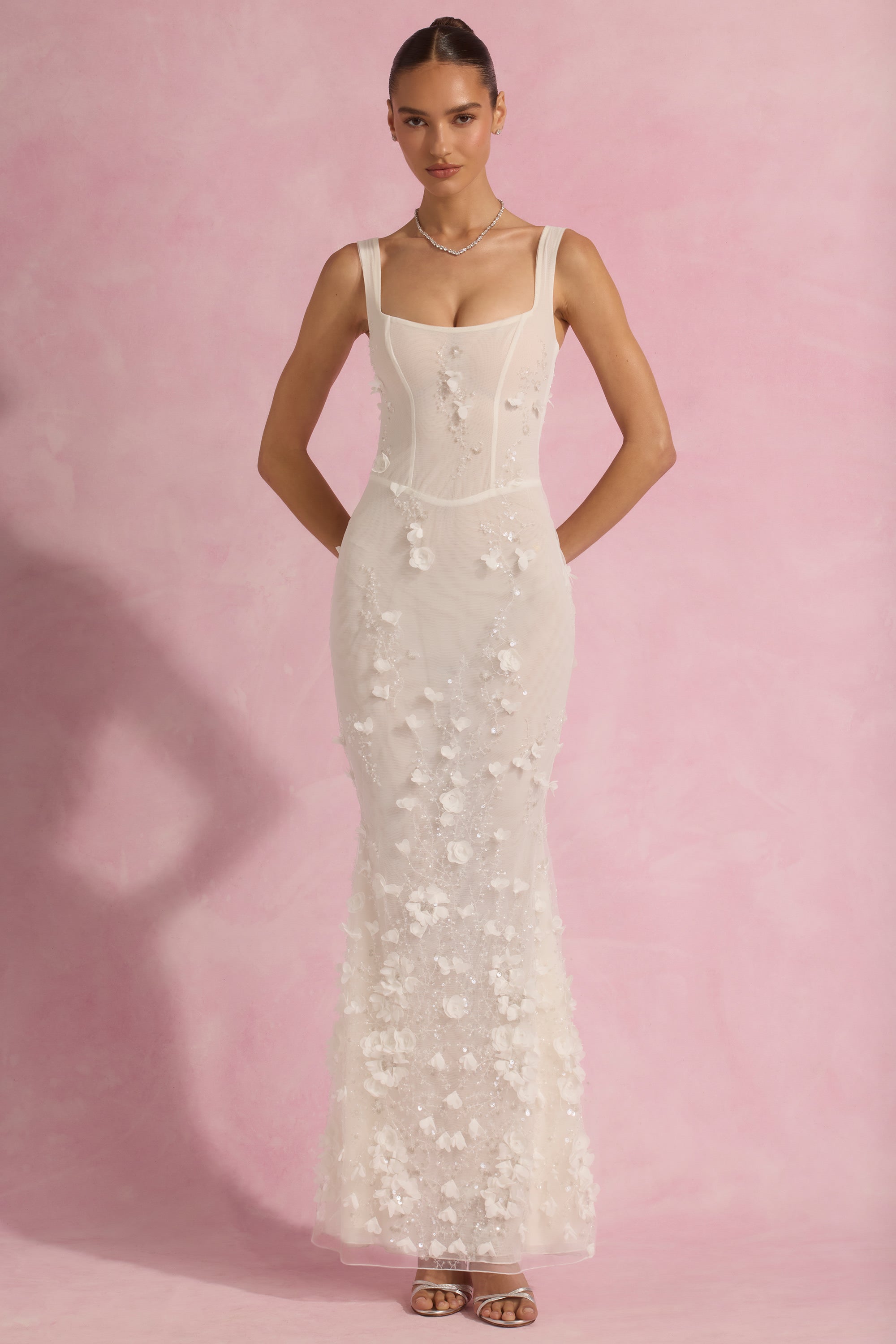 Celestia Embellished Corset Gown